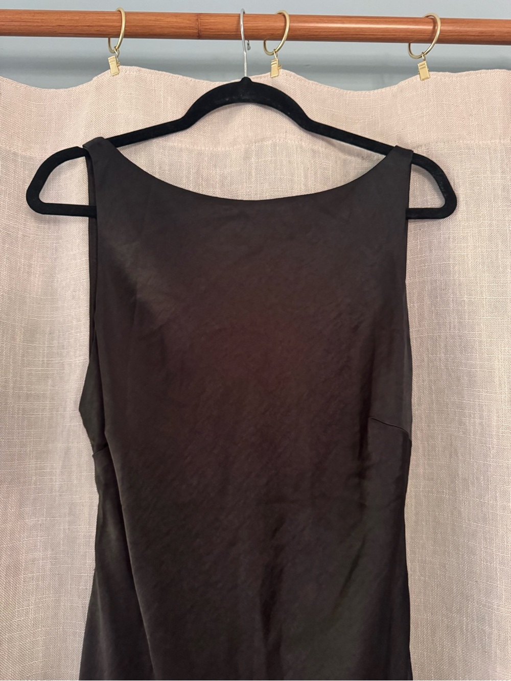 Runaway the Label Samsara dress high neck open back black size large NWT - Picture 8 of 14